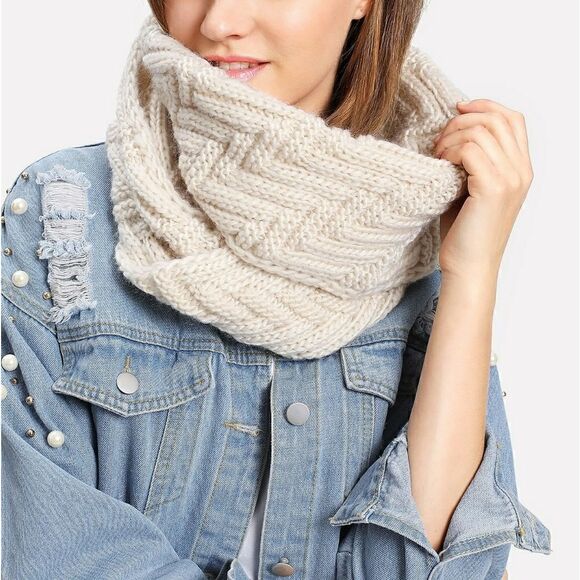 MADEWELL TEXTURED KNIT INFINITY SCARF  - Picture 2 of 2